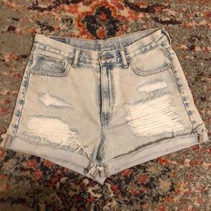 American Eagle Distressed Mom Shorts